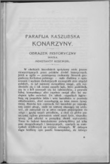 Parafija Kaszubska Konarzyny : obrazek historyczny