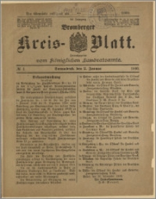 Bromberger Kreis-Blatt, 1909, nr 1