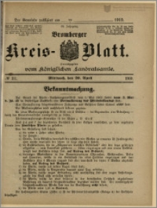 Bromberger Kreis-Blatt, 1910, nr 32