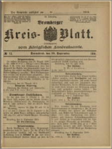 Bromberger Kreis-Blatt, 1910, nr 73