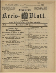 Bromberger Kreis-Blatt, 1914, nr 5