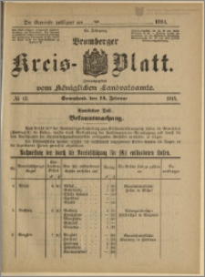 Bromberger Kreis-Blatt, 1914, nr 13