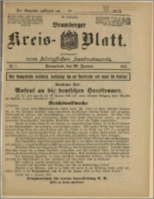 Bromberger Kreis-Blatt, 1915, nr 5