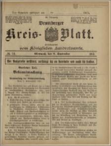 Bromberger Kreis-Blatt, 1915, nr 72