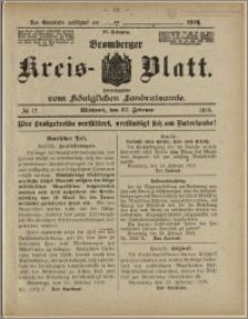 Bromberger Kreis-Blatt, 1918, nr 17