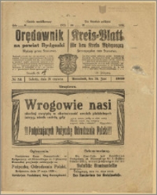 Orędownik na Powiat Bydgoski, 1920, nr 54
