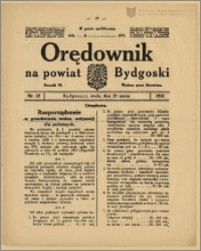 Orędownik na Powiat Bydgoski, 1921, nr 12