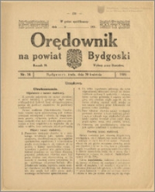 Orędownik na Powiat Bydgoski, 1921, nr 16