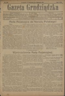 Gazeta Grudziądzka 1917.11.01 R.23 nr 129 + dodatek