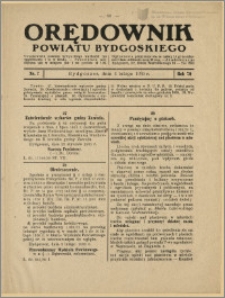 Orędownik Powiatu Bydgoskiego, 1930, nr 7