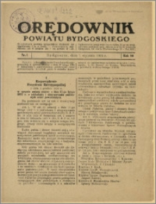 Orędownik Powiatu Bydgoskiego, 1931, nr 1