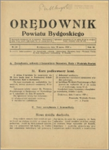 DOrędownik Powiatu Bydgoskiego, 1939, nr 10