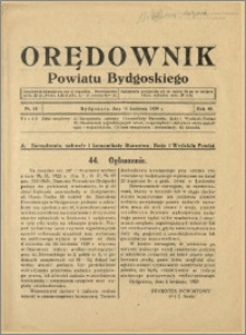 DOrędownik Powiatu Bydgoskiego, 1939, nr 15