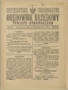 Orędownik Urzędowy Powiatu Bydgoskiego, 1923, nr 45