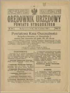 Orędownik Urzędowy Powiatu Bydgoskiego, 1923, nr 50