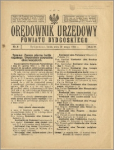 Orędownik Urzędowy Powiatu Bydgoskiego, 1924, nr 8