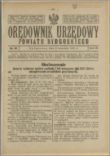 Orędownik Urzędowy Powiatu Bydgoskiego, 1926, nr 33