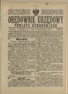 Orędownik Urzędowy Powiatu Bydgoskiego, 1926, nr 41