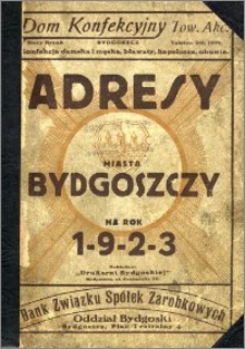 Adresy Miasta Bydgoszczy na rok 1923