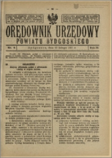 Orędownik Urzędowy Powiatu Bydgoskiego, 1927, nr 8