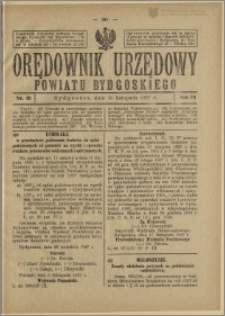 Orędownik Urzędowy Powiatu Bydgoskiego, 1927, nr 49