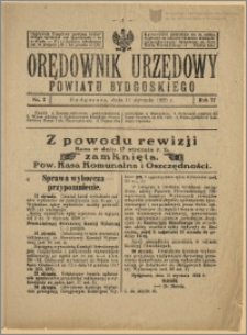 Orędownik Urzędowy Powiatu Bydgoskiego, 1928, nr 2