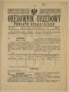 Orędownik Urzędowy Powiatu Bydgoskiego, 1928, nr 13