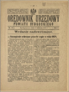 Orędownik Urzędowy Powiatu Bydgoskiego, 1928, nr 18