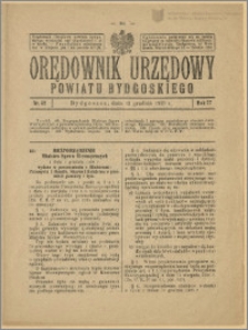 Orędownik Urzędowy Powiatu Bydgoskiego, 1928, nr 52