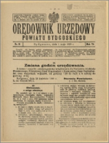 Orędownik Urzędowy Powiatu Bydgoskiego, 1929, nr 18