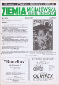 Ziemia Michałowska : Gazeta Brodnicka R. 1997, Nr 6 (161)