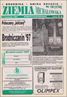Ziemia Michałowska : Dwutygodnik miasta Brodnicy i gminy Brzozie R. 1997, Nr 19 (174)