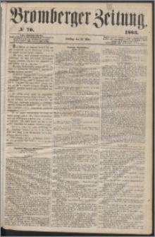 Bromberger Zeitung, 1863, nr 70