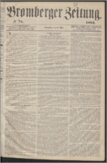 Bromberger Zeitung, 1863, nr 72