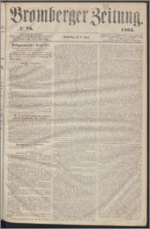 Bromberger Zeitung, 1863, nr 78