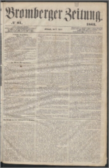 Bromberger Zeitung, 1863, nr 81