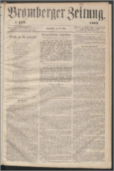 Bromberger Zeitung, 1863, nr 118