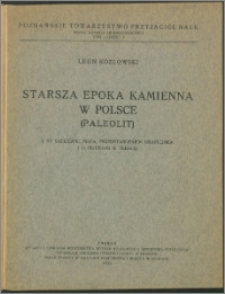 Starsza epoka kamienna w Polsce (paleolit)