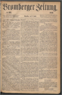 Bromberger Zeitung, 1869, nr 192