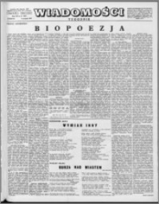 Wiadomości, R. 12 nr 31 (592), 1957