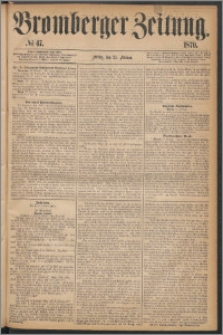 Bromberger Zeitung, 1870, nr 47