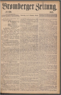 Bromberger Zeitung, 1875, nr 270