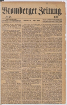 Bromberger Zeitung, 1876, nr 78