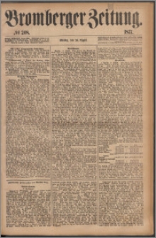 Bromberger Zeitung, 1877, nr 208