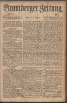 Bromberger Zeitung, 1877, nr 229