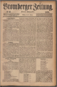 Bromberger Zeitung, 1878, nr 37