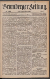 Bromberger Zeitung, 1878, nr 489