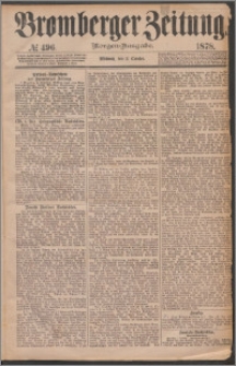 Bromberger Zeitung, 1878, nr 496
