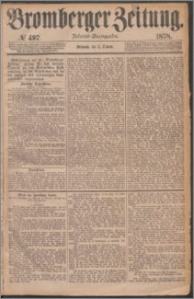 Bromberger Zeitung, 1878, nr 497