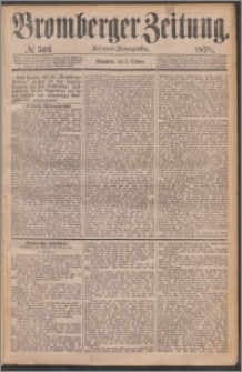Bromberger Zeitung, 1878, nr 503